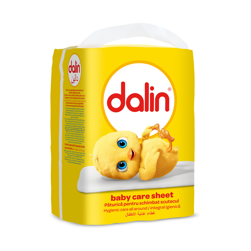DALIN Baby, protectie absorbanta pentru pat, 60x90 cm, 1 buc infant-ro