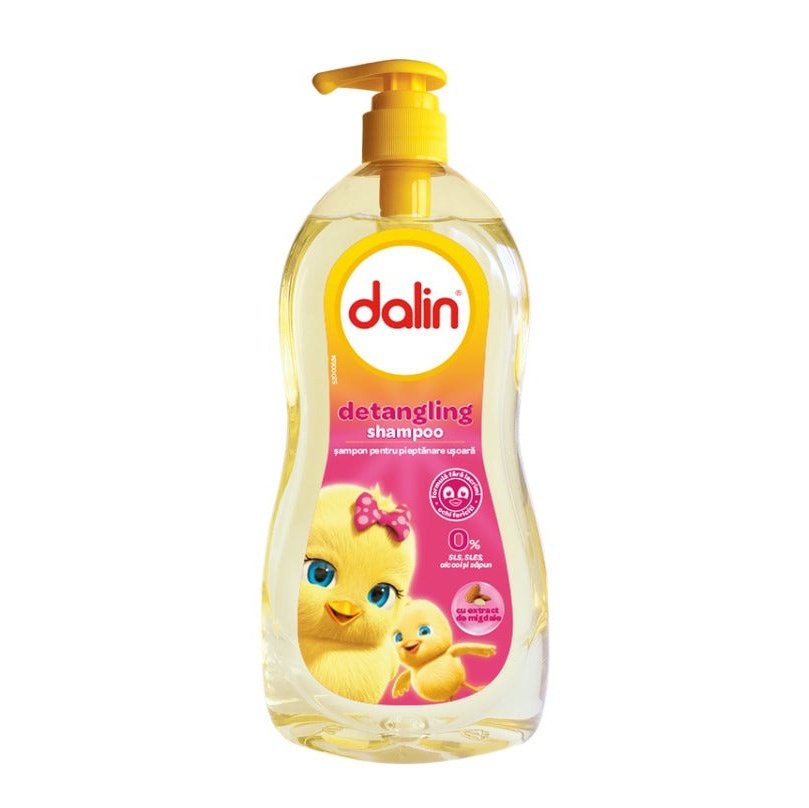 DALIN Baby, sampon, pieptanare usoara, 700 ml infant-ro