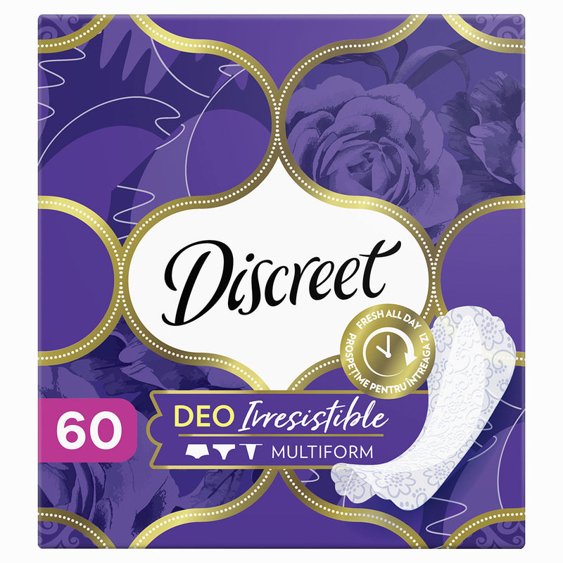 DISCREET Irresitible, absorbante zilnice, 60 buc infant-ro