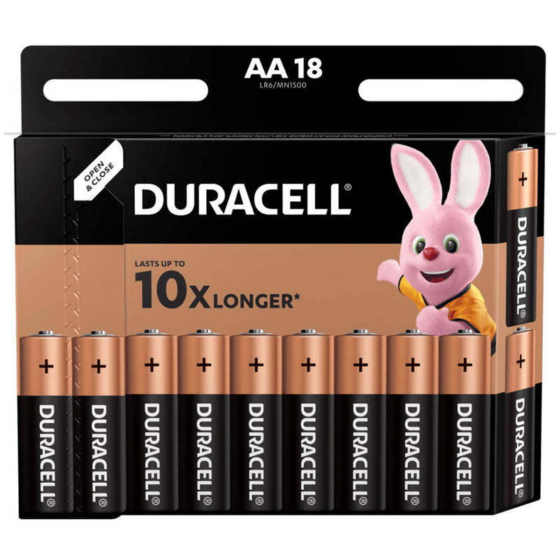 DURACELL Basic AA, baterii, 2 - 18 buc infant-ro