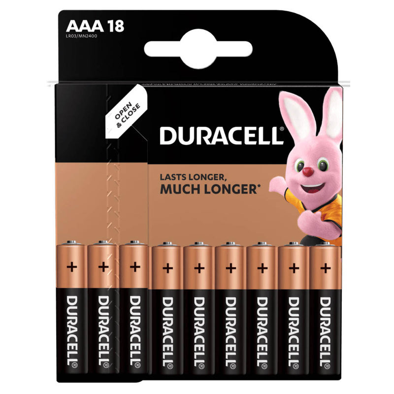 DURACELL Basic AAA, baterii, 2 - 18 buc infant-ro