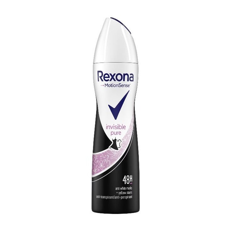 Deodorant antiperspirant spray Rexona Invisible Pure 150 ml infant-ro