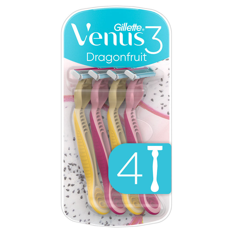 GILLETTE Venus 3 Dragonfruit, aparat de ras, pentru femei, 4 buc infant-ro