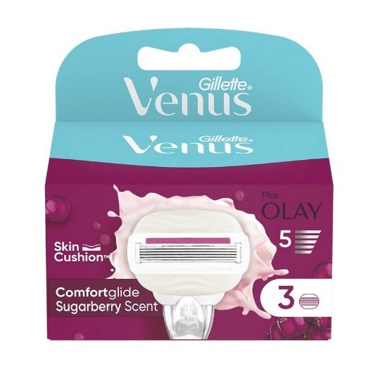 GILLETTE Venus ComfortGlide Sugarberry, aparat de ras, pentru femei + 1 rezerva infant-ro