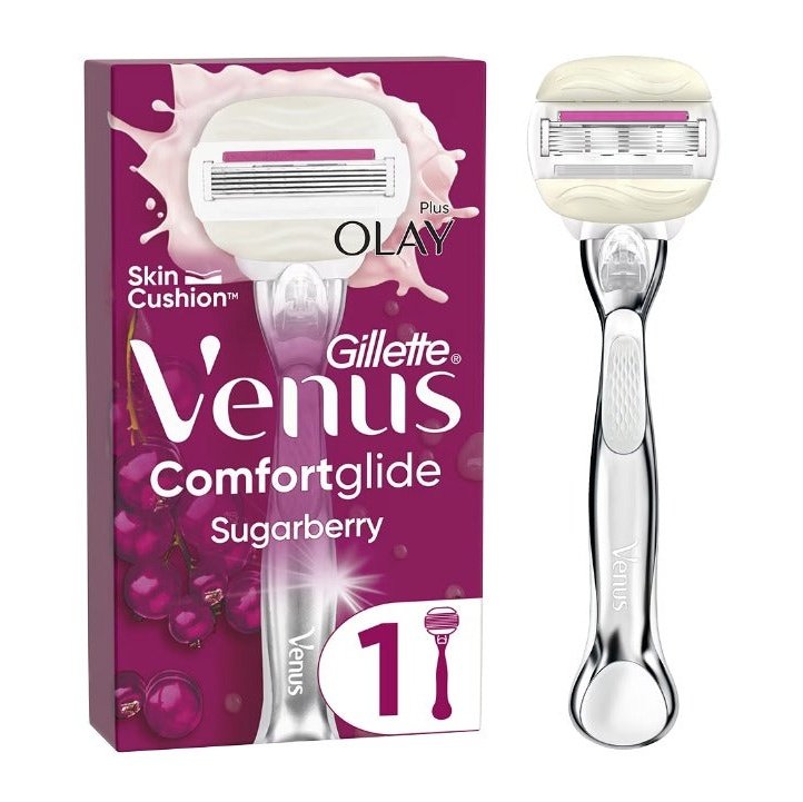 GILLETTE Venus ComfortGlide Sugarberry, aparat de ras, pentru femei + 1 rezerva infant-ro