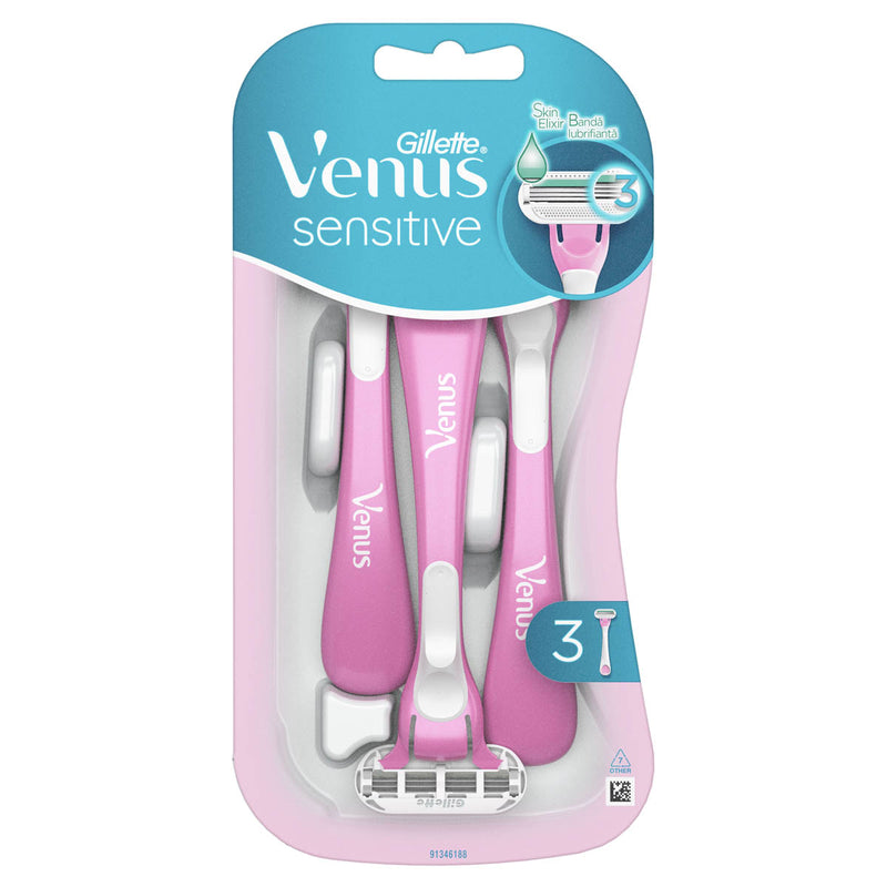 GILLETTE Venus Sensitive, aparat de ras, 3 buc infant-ro