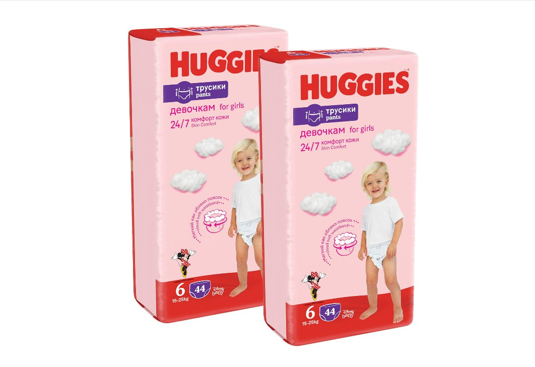 Huggies Jumbo Girl D Pants, Marimea Nr.6 infant-ro