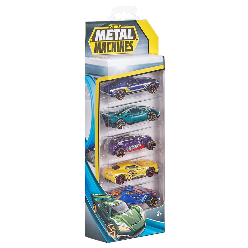 METAL MACHINES, Set 5 masinute de curse infant-ro