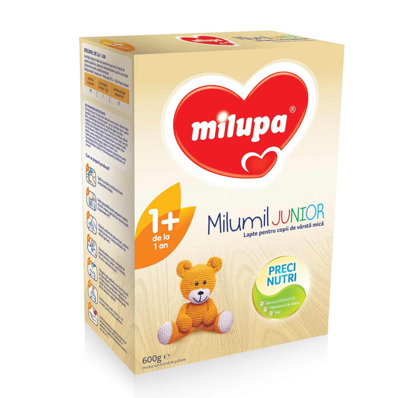 MILUPA Junior 1+, formula speciala lapte praf, de crestere, 600 g infant-ro