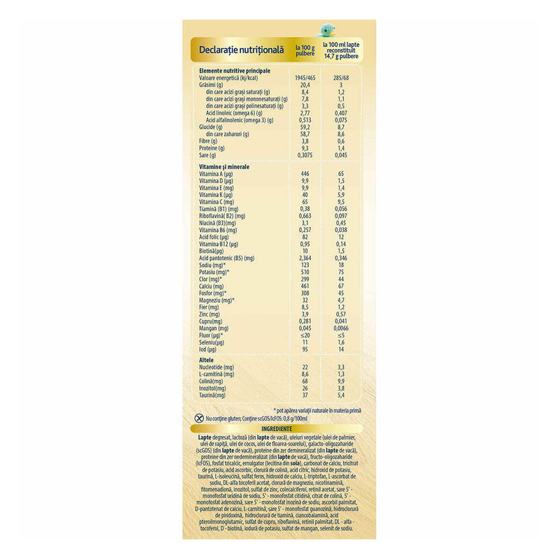 MILUPA Milumil 2, formula speciala lapte praf, de continuare de la 6 luni, 600 infant-ro