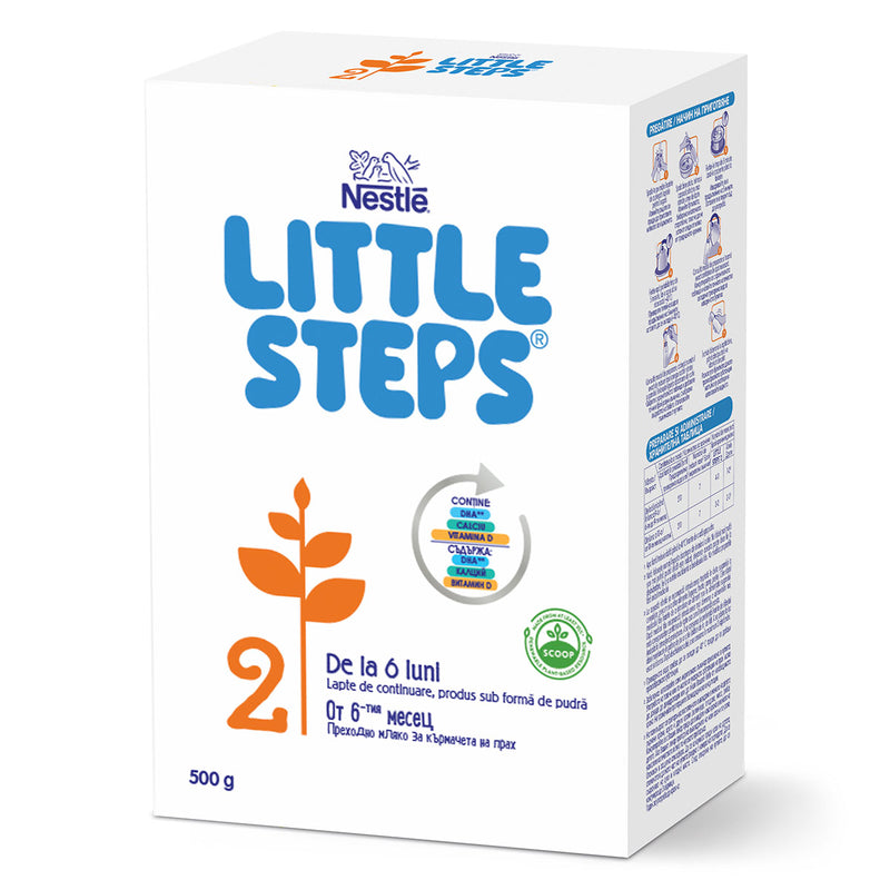 NESTLE NAN Little Steps 2, formula speciala lapte praf, de continuare de la 6 luni, 500g infant-ro