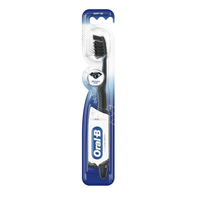 ORAL-B 3D Whitening Therapy Charcoal, periuta de dinti infant-ro