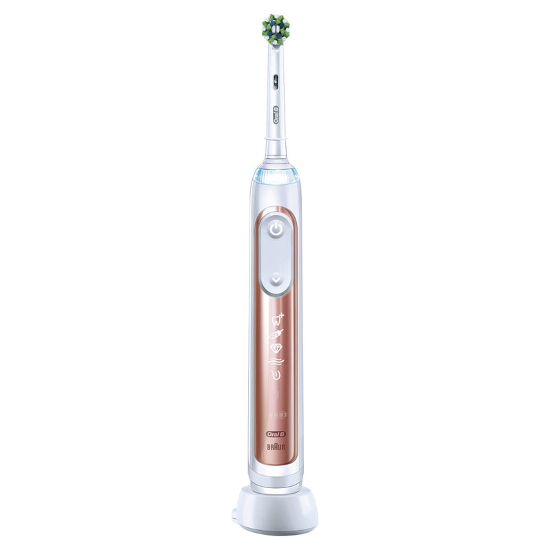 ORAL-B Genius X, periuta de dinti electrica, 6 programe, Rose Gold, 1 buc infant-ro