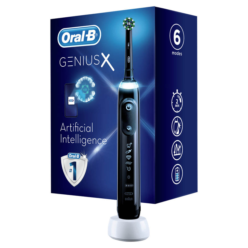 ORAL-B Genius X, periuta de dinti electrica, 6 programe, Negru, 1 buc infant-ro