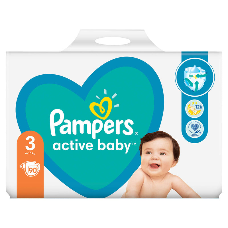 PAMPERS Active Baby Junior, scutece, 6-10 kg, Marime Nr.3 infant-ro