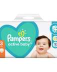 PAMPERS Active Baby Junior, scutece, 6-10 kg, Marime Nr.3 infant-ro