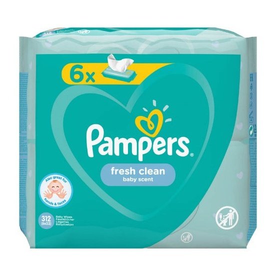 PAMPERS Fresh Clean, servetele umede, pentru copii infant-ro