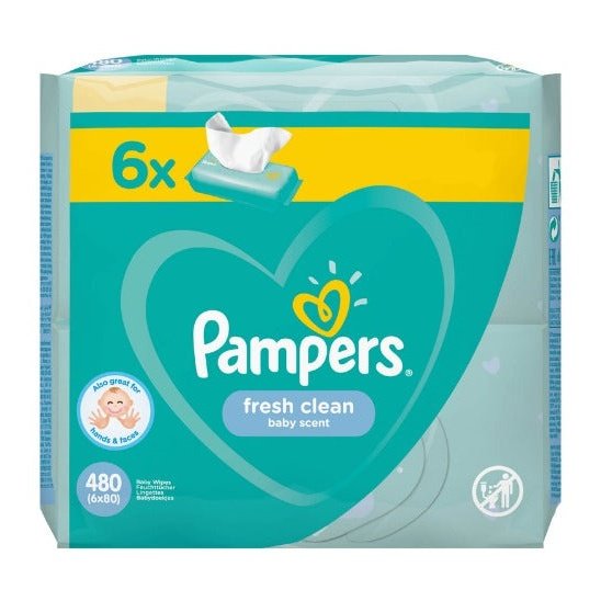 PAMPERS Fresh Clean, servetele umede, pentru copii infant-ro