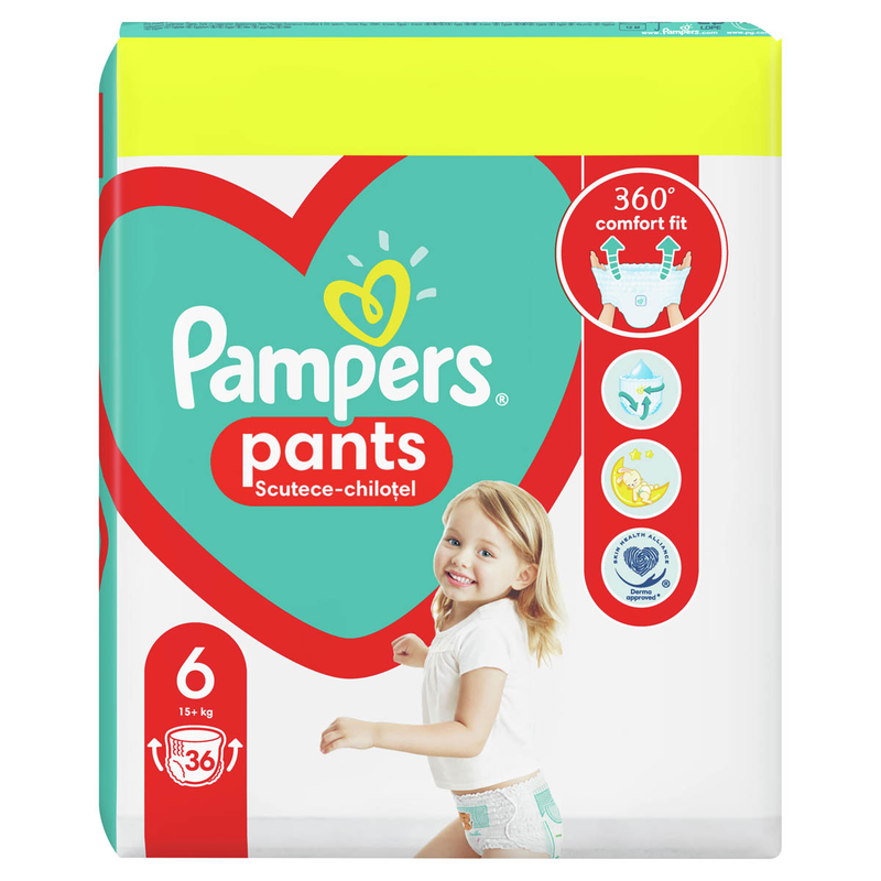 Scutece-chilotel Pampers Pants, 14 - 19 kg, Marimea Nr.6 infant-ro