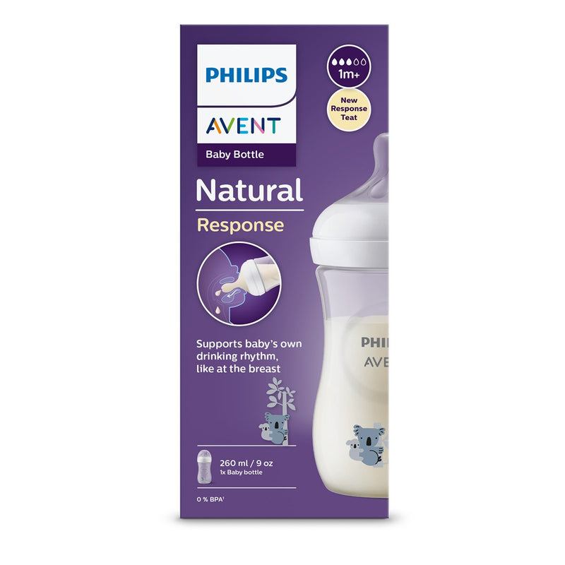 PHILIPS Avent, biberon, natural response, 1 luna+, 260 ml, diverse modele infant-ro