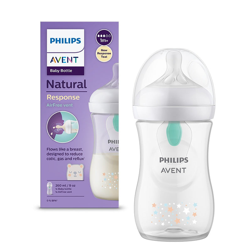 PHILIPS Avent, biberon, natural response, 1 luna+, 260 ml, diverse modele infant-ro