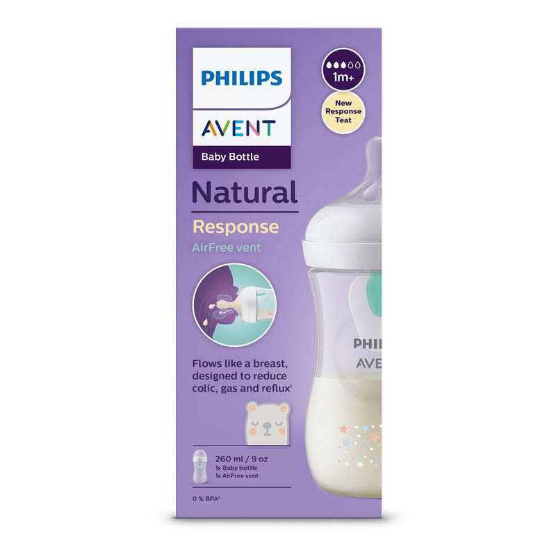 PHILIPS Avent, biberon, natural response, 1 luna+, 260 ml, diverse modele infant-ro