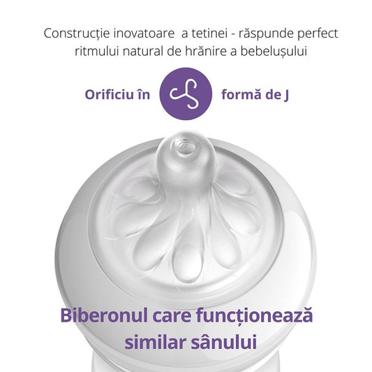 PHILIPS Avent, biberon, natural response, 6 luni+, debit rapid, 330 ml infant-ro