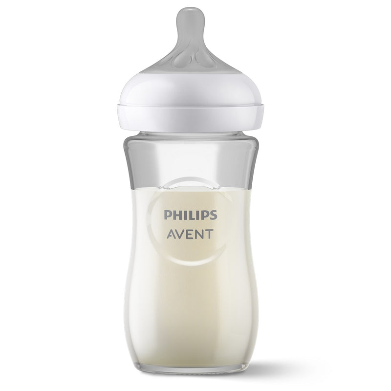 PHILIPS Avent, biberon, natural response, sticla, 1 luna+, 240 ml infant-ro