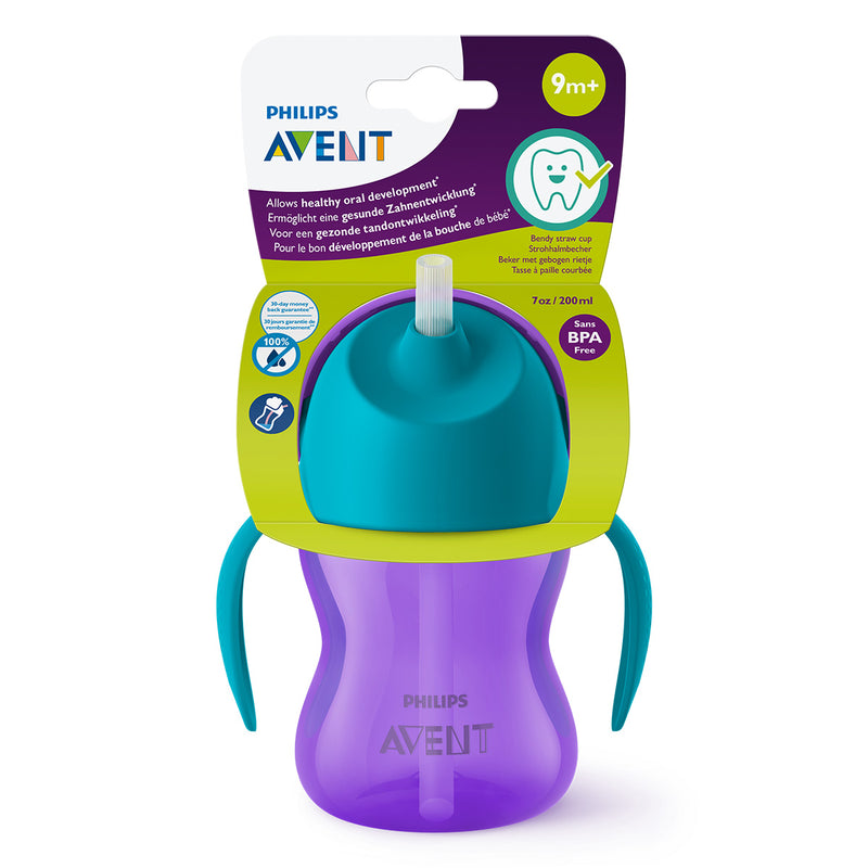 PHILIPS Avent, cana cu pai, flexibil, 9 luni +, 200 ml, diverse modele infant-ro