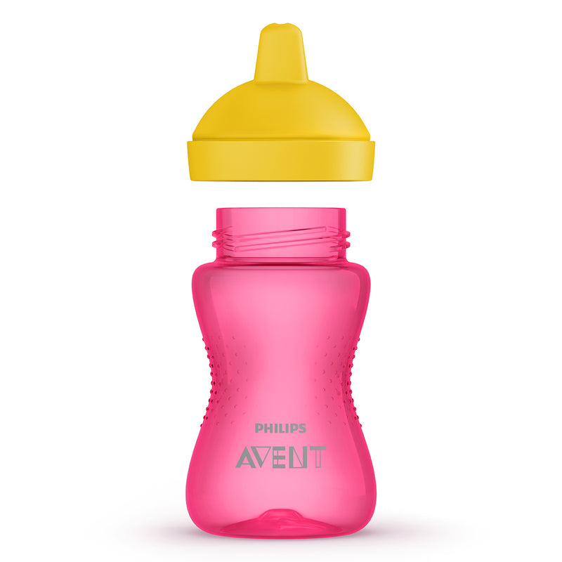 PHILIPS Avent, cana, cu tetina de formare dura, 18 luni+, roz, 300 ml infant-ro