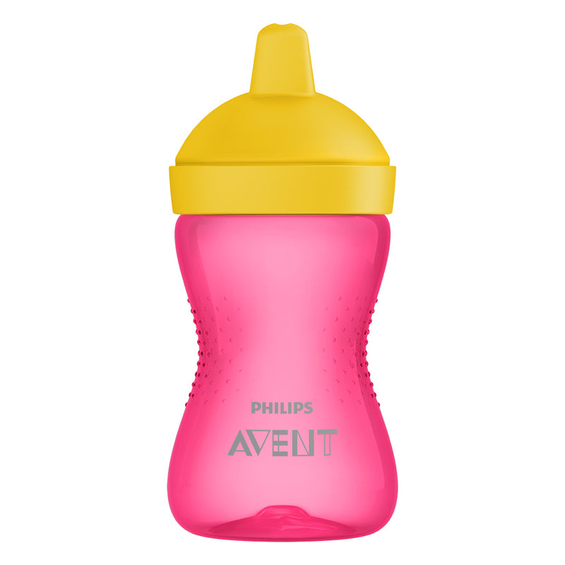 PHILIPS Avent, cana, cu tetina de formare dura, 18 luni+, roz, 300 ml infant-ro