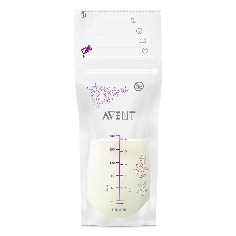 PHILIPS Avent, recipient de pastrare a laptelui matern, 180 ml infant-ro