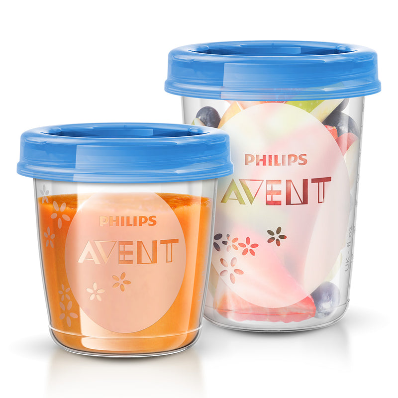 PHILIPS Avent, recipient de pastrare hrana, set 10x 180 ml + 10x240 ml infant-ro