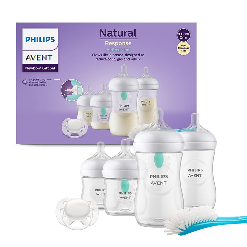 PHILIPS Avent, set cadou 4 x biberoane natural response + dispozitiv anticolici, 0 luni+ infant-ro