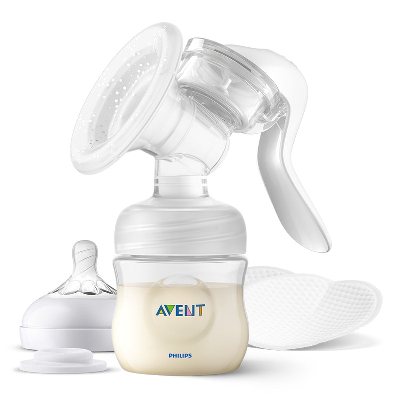 PHILIPS Avent, set pompa de san manuala si biberon hranire infant-ro