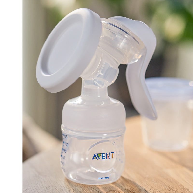 PHILIPS Avent, set pompa de san manuala si recipiente de stocare infant-ro