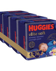 Pachet Scutece chilotel de noapte Huggies Elite Soft Pants Overnight 4, 9-14 kg infant-ro