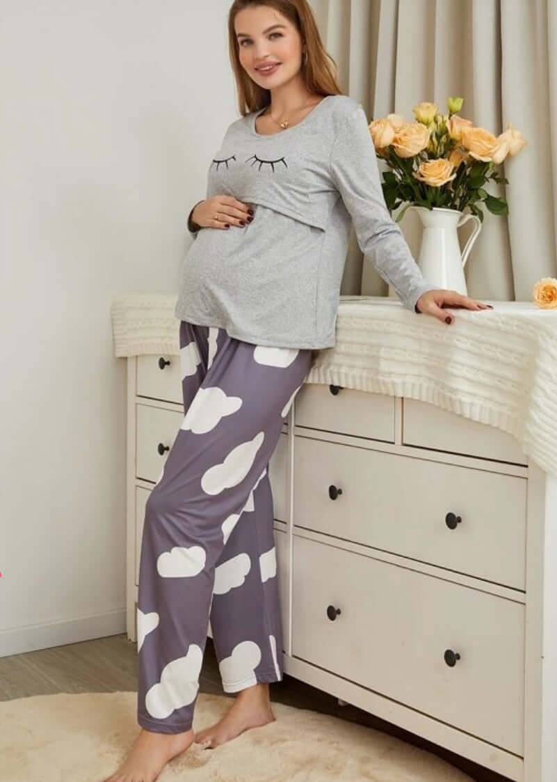 Pijama Maternitate pentru Alaptare infant-ro