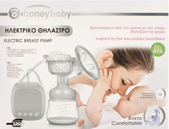 Pompă de sân electrică 150ml - Honey Baby infant-ro