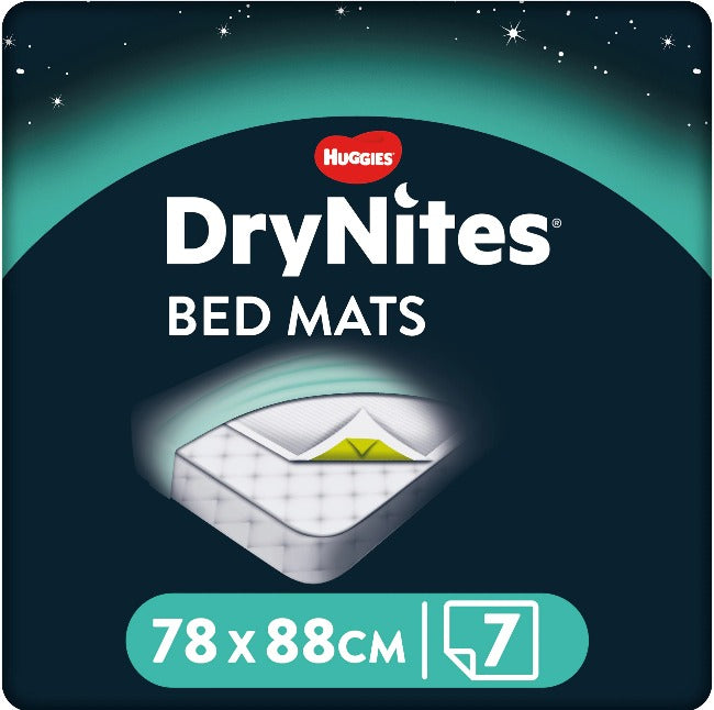 Protectie pentru pat absorbanta,Aleze Huggies DryNites, 7 buc infant-ro