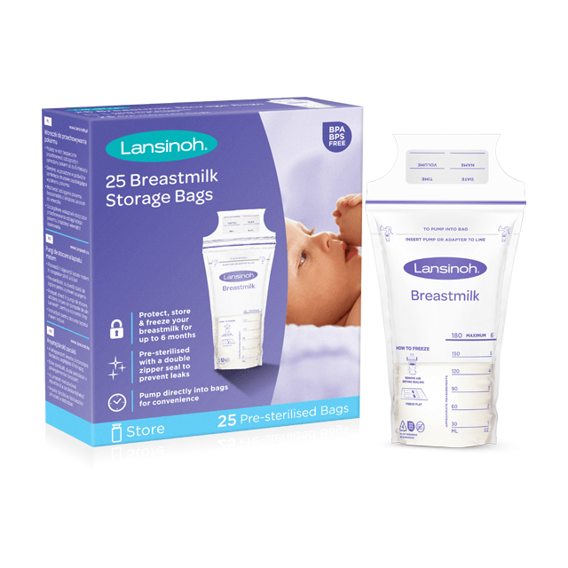 Pungi Stocare Lapte Matern Lansinoh 25 buc infant-ro