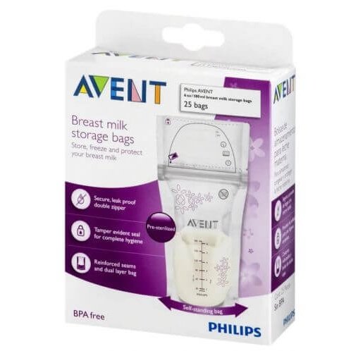 Pungi Stocare Lapte Matern PHILIPS AVENT 25 buc |  |