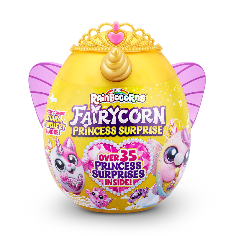 RAINBOCORNS Surpriza, jucarie de plus, Unicornul Curcubeu Fairycorn Cu Aripi infant-ro