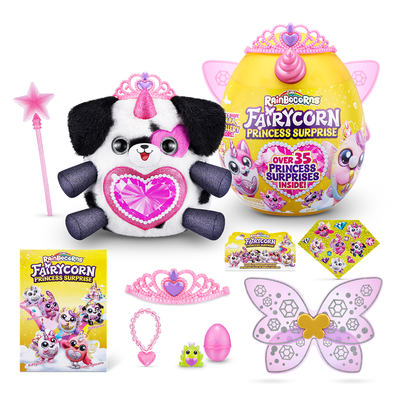 RAINBOCORNS Surpriza, jucarie de plus, Unicornul Curcubeu Fairycorn Cu Aripi infant-ro