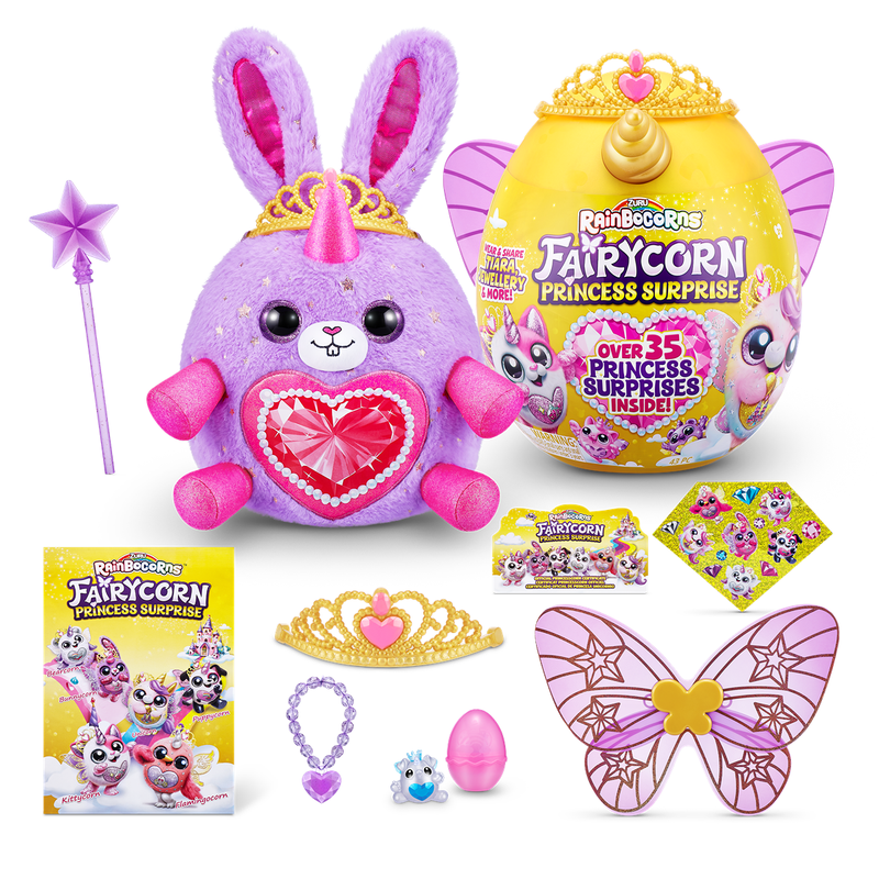 RAINBOCORNS Surpriza, jucarie de plus, Unicornul Curcubeu Fairycorn Cu Aripi infant-ro