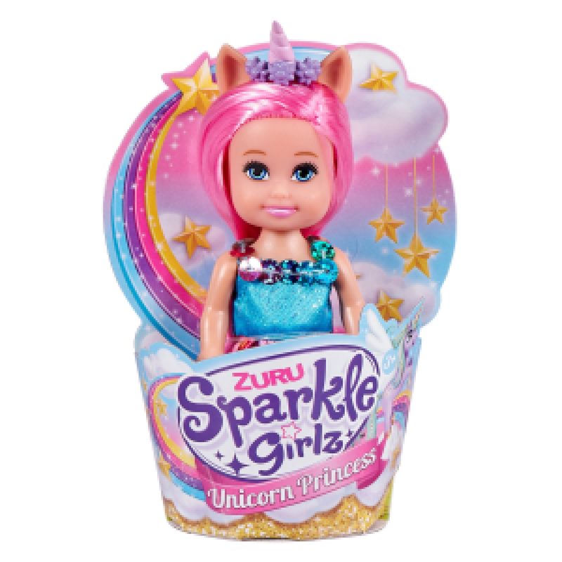 SPARKLE GIRLZ, papusa, Unicorn, diverse modele, 12 cm infant-ro