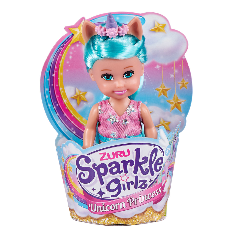 SPARKLE GIRLZ, papusa, Unicorn, diverse modele, 12 cm infant-ro