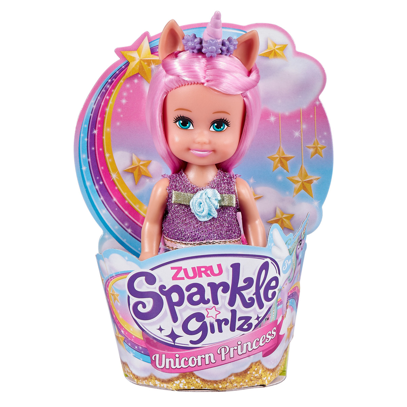 SPARKLE GIRLZ, papusa, Unicorn, diverse modele, 12 cm infant-ro
