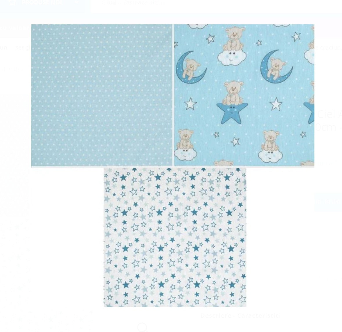 Scutece Finet din Bumbac pentru infasat 80x80cm |3buc diverse culori