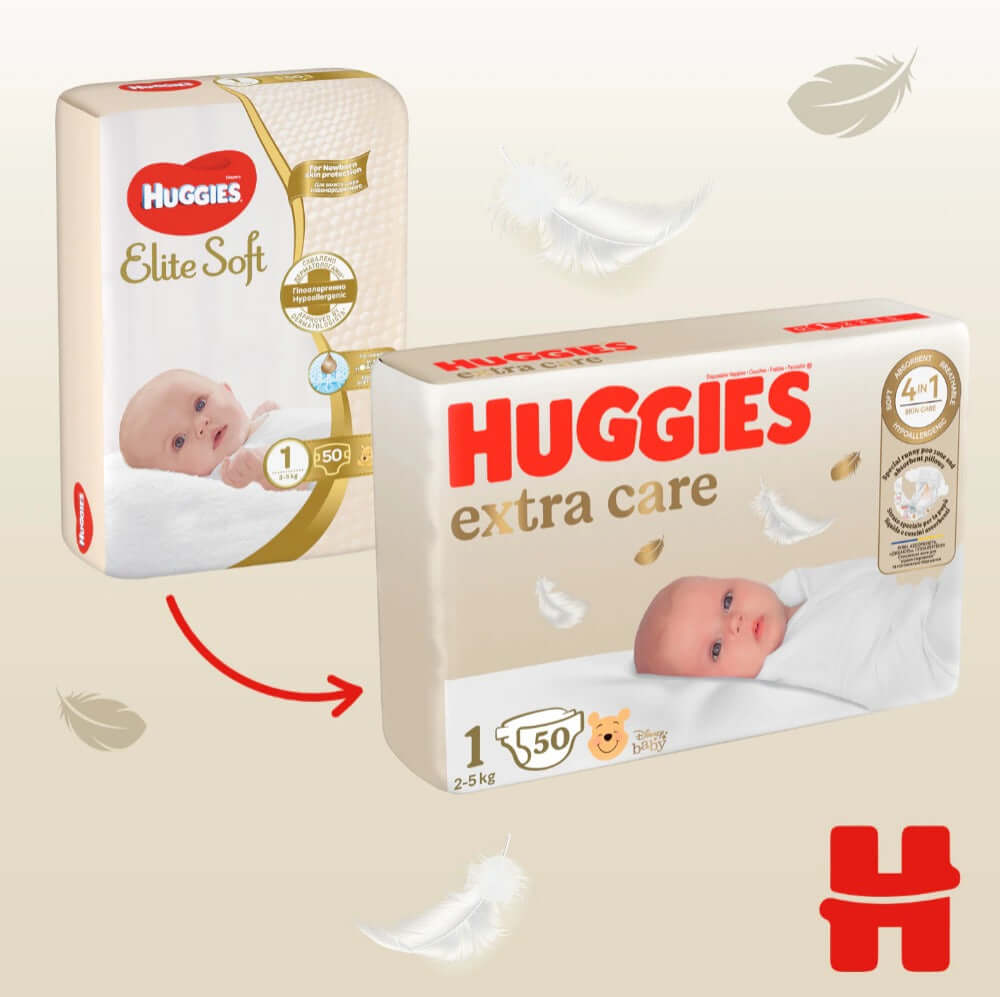 Scutece Huggies Extra Care, Marimea Nr.1 infant-ro